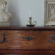 Commode arbalète campagnarde en chêne xxème