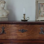 Chest of drawers country crossbow in oak xxth century