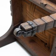 Chaise de trône massive de la fin du 19e siècle