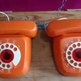 Pair of Vintage Phones , Children's Toy