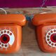 Pair of Vintage Phones , Children's Toy