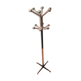 Porte manteau perroquet de bar vintage année 1960-70 en métal tourniquet stable