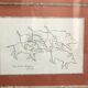 Framed drawing by Jean Fabius Henrion, year 92