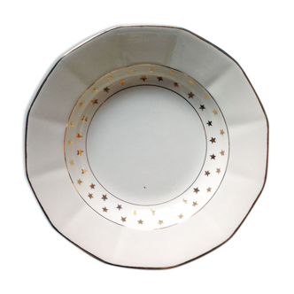 Starry plates Sarreguemines