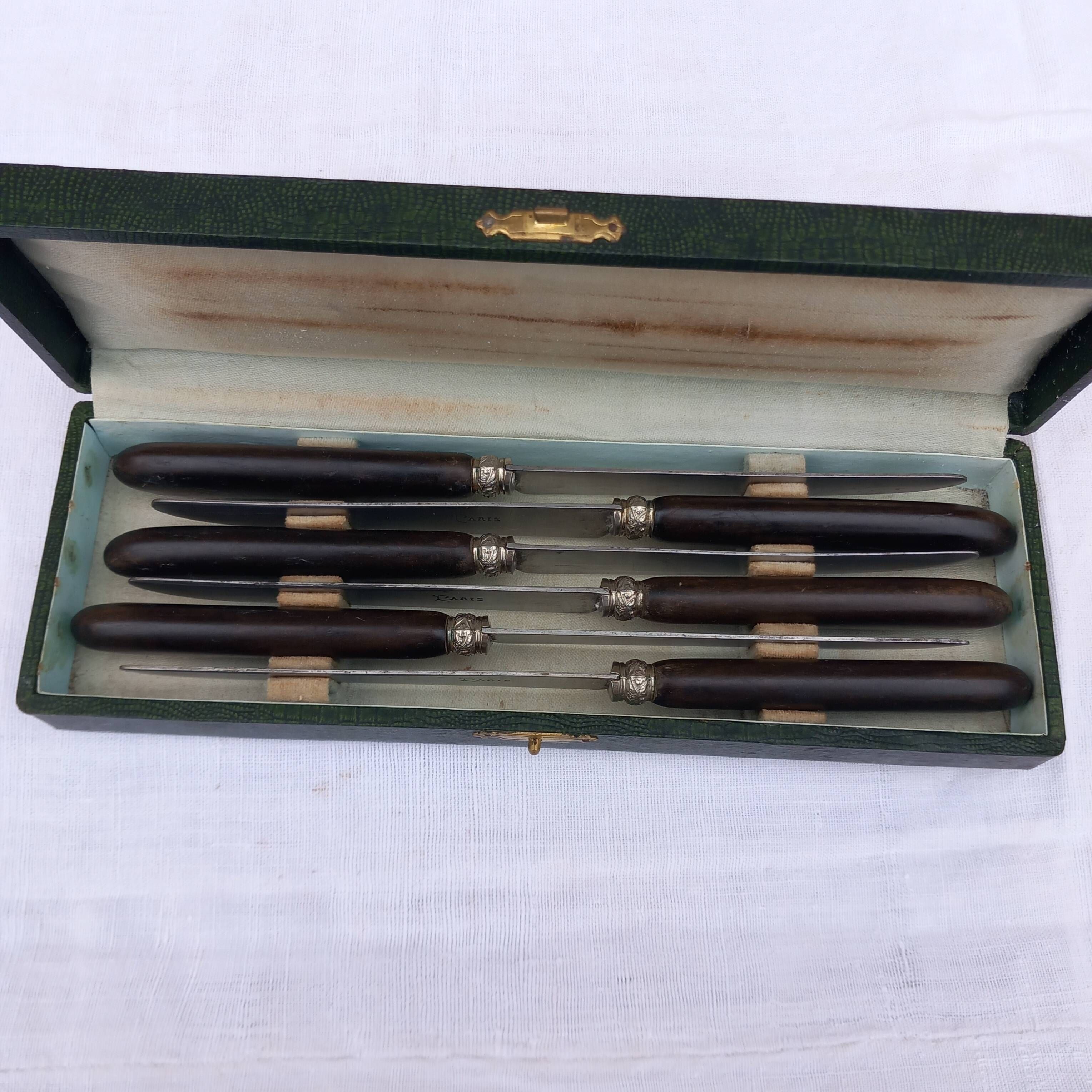 Set of 6 knives, late 19th century, Paris