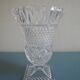 Vase médicis cristal moulé déco bohème vintage french crystal vase