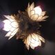 Plafonnier fleurs de lotus en nacre