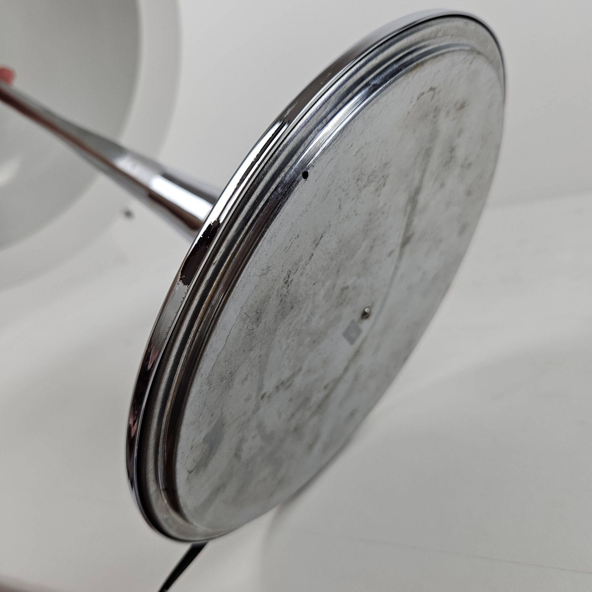 Mushroom Table Lamp in Chrome, Italy 1970's