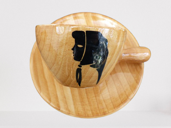 Grandjean Jourdan Vallauris 50-60 six-cup coffee cup series