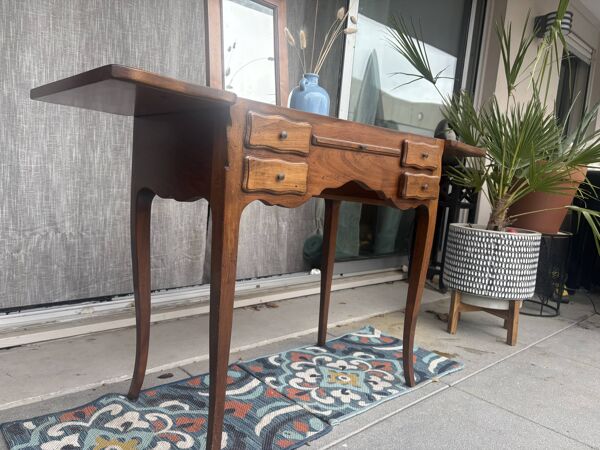 Coiffeuse, bureau en bois