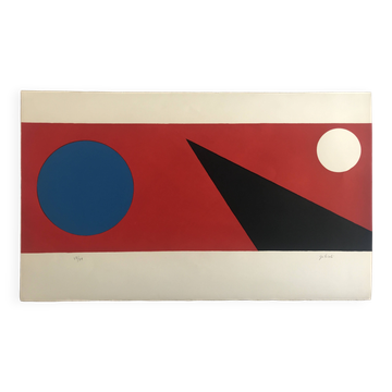 Émile GILIOLI, Untitled, c. 1970. Original lithograph signed in pencil