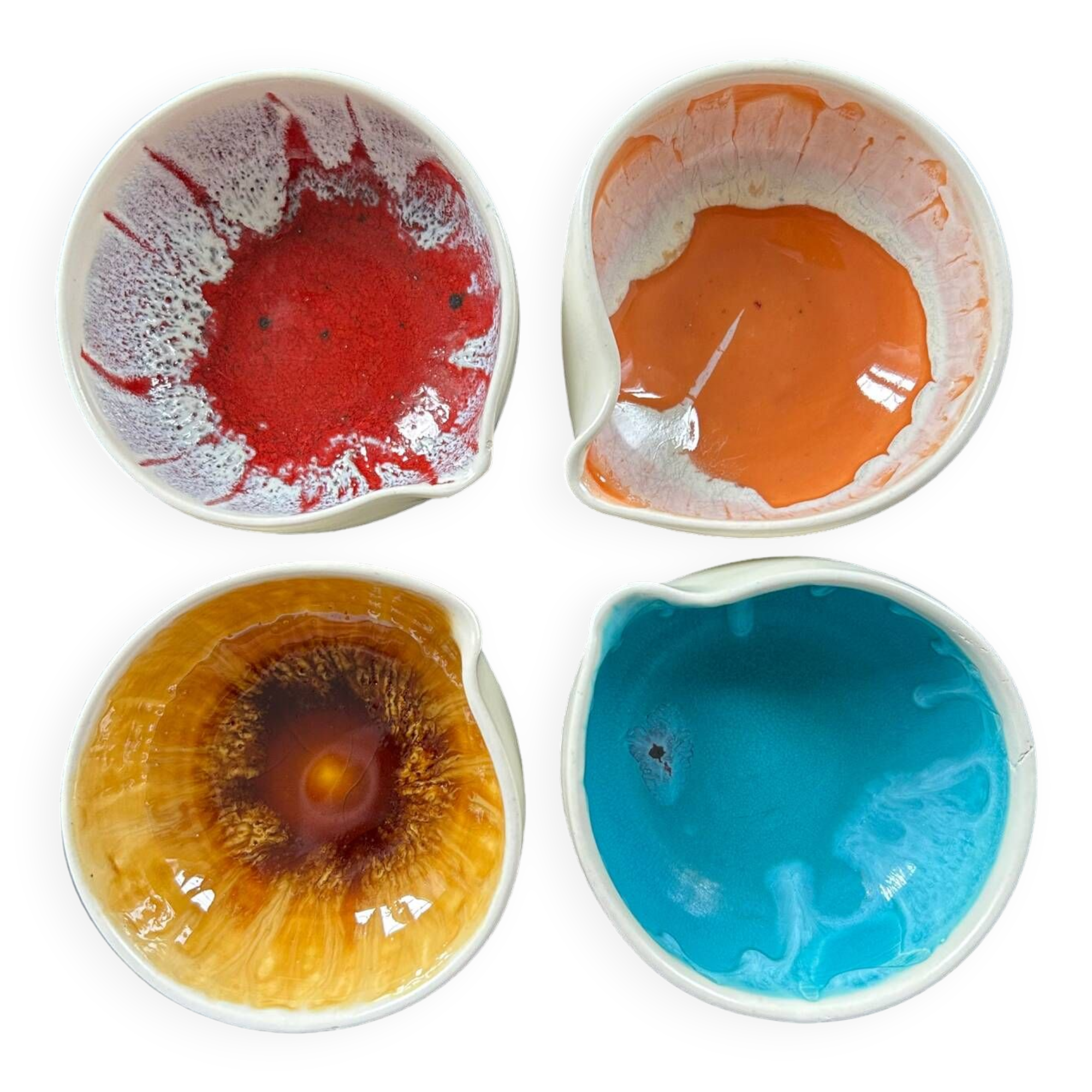 Set of 4 bowls, 1950s