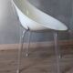 Lot de 4 chaises Mr Impossible Kartell blanche par Philippe STARCK