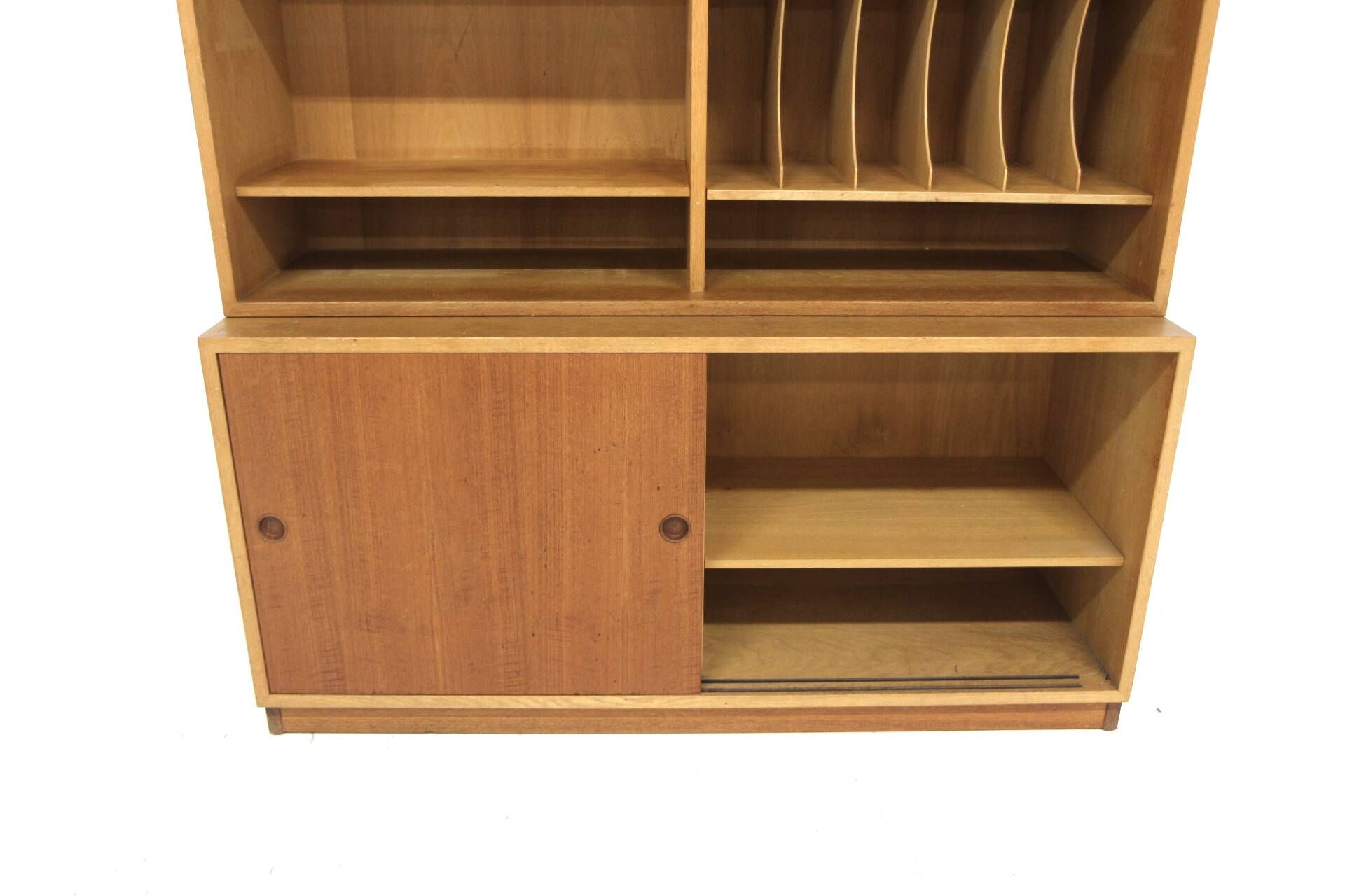 Scandinavian "Öresund" oak bookcase, Børge Mogensen, Sweden, 1960