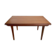 Scandinavian extendable teak table 147/191/235x88cm vintage an60