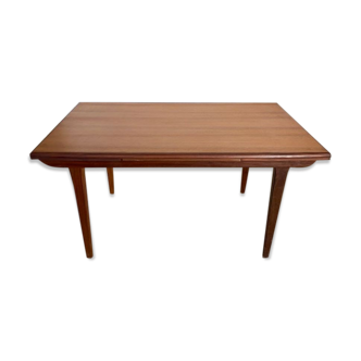 Scandinavian extendable teak table 147/191/235x88cm vintage an60