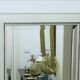 Beveled mirror Shabby style dimensions 54x47cm