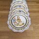 Set of 6 Breton plates