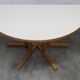 Rare set of 6 Baumann tables 1990, 80x120 and half moon 120cm