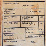 Table, coffee table by F. Mezulanik, Czechoslovakia, 1960s