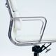 Vitra Eames EA 219 highback softpad deskchair in white leather, 1990s
