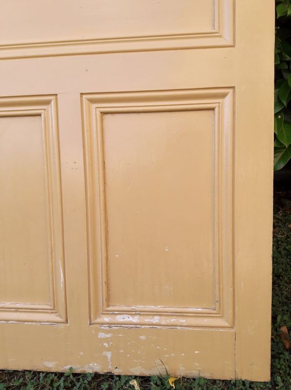 Landing door 210,3x85,6cm old molded