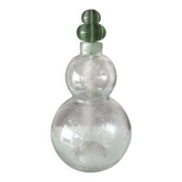 Carafe en verre soufflé signée