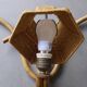 Lampe murale en bambou bohème Français, années 1950