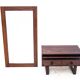 Commode avec miroir, design danois, années 1960