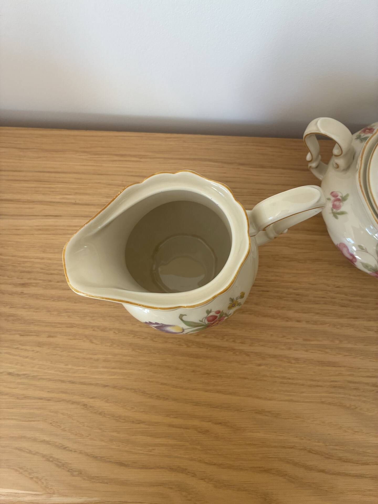 Sucrier et pot à lait vintage