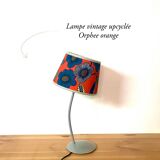Lampe vintage upcyclée - Orphée Orange