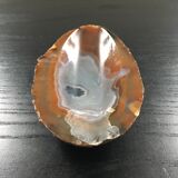 Ashtray in brown agatha