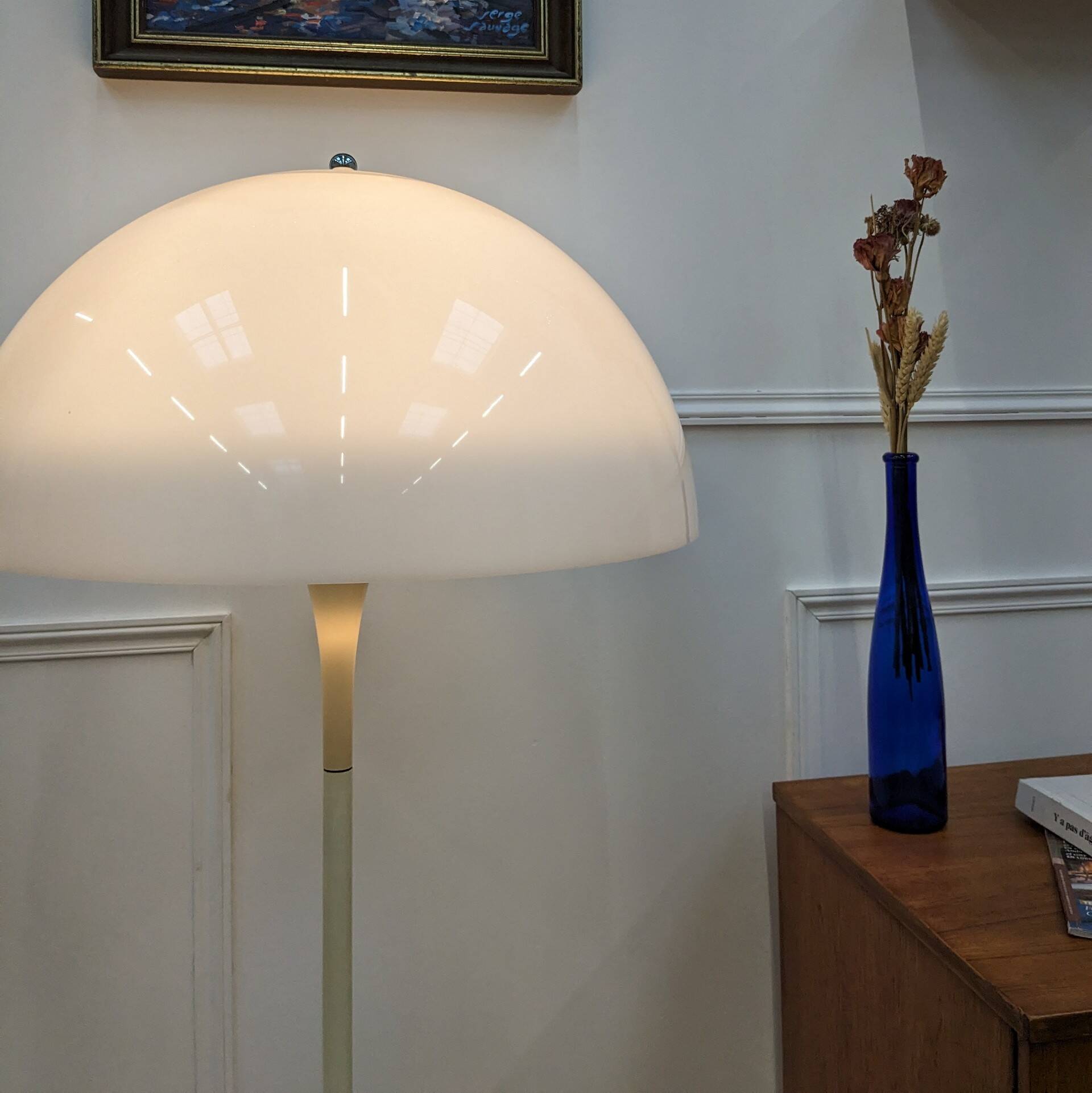 Panthella floor lamp by Verner Panton and Louis Poulsen