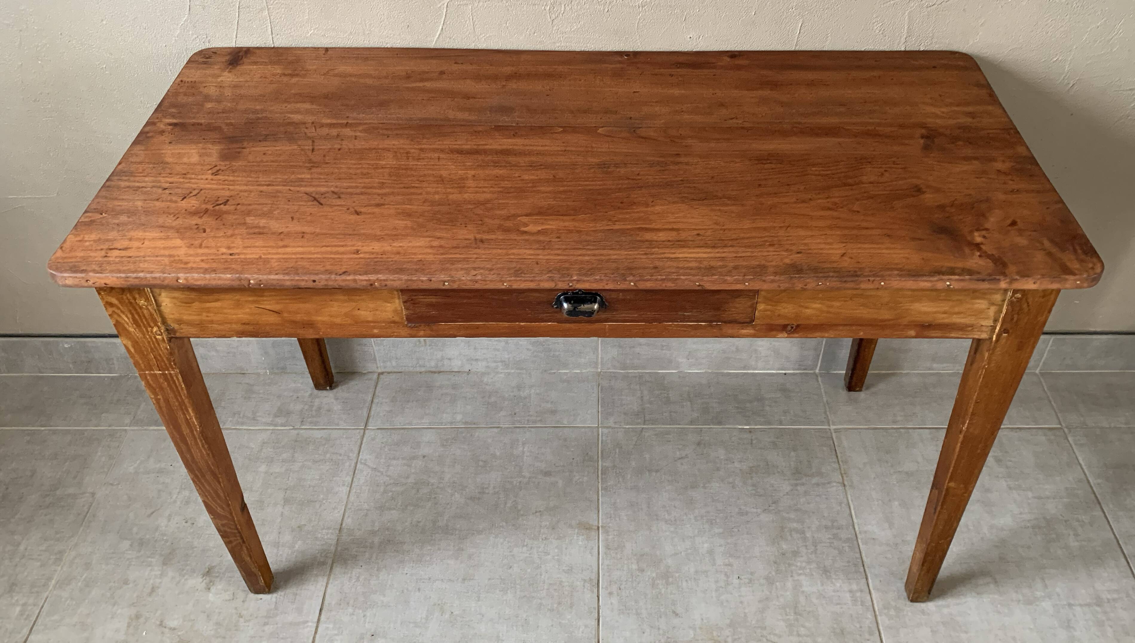 Vintage oak desk / table from the 1950s