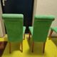 4 chaises Cattelan vintage Italie