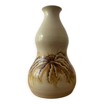 Vase double gourde grès Chouzet années 70