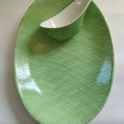 Dish and sauce boat Mistral Salins France