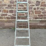 Large vintage ladder painter's stepladder 1950 vintage step ladder