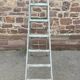 Large vintage ladder painter's stepladder 1950 vintage step ladder