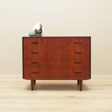 Teak chest of drawers, Danish design, 1970s, production: Denmark