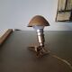 Lampe vintage en metal champignon