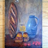 Tableau ancien nature morte