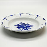 Set of 6 hollow plates "St Amandinoise/St Amand"