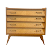 Vintage chest of drawers compass feet