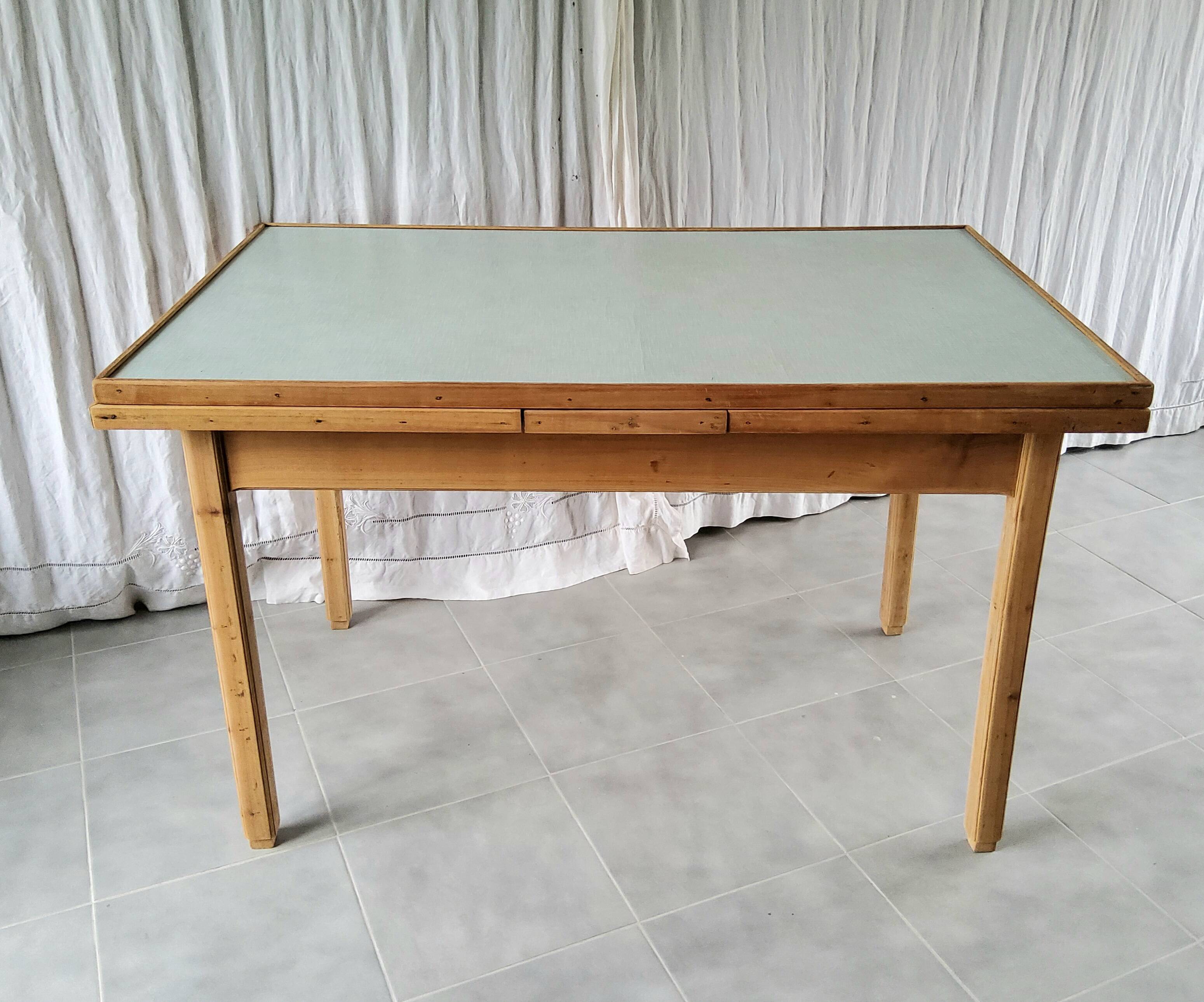 Table de ferme extensible