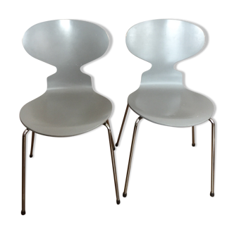 Ant chairs by Arne Jacobsen re edition by Fritz Hansen