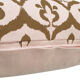 Ottoman cushion cover style pink ikat, olive - 50 x 50