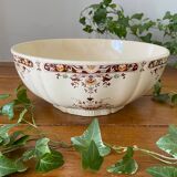 Antique Longchamp earthenware salad bowl