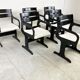 Chaises de salle à manger en bois noir du milieu du siècle, années 1970