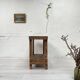 Establishment / console in raw wood